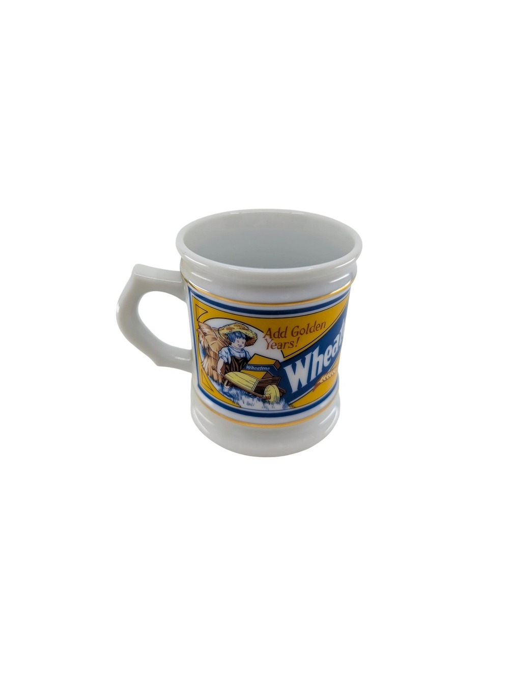 Vintage Wheatena Mug Franklin Porcelain 1985 Made in Japan